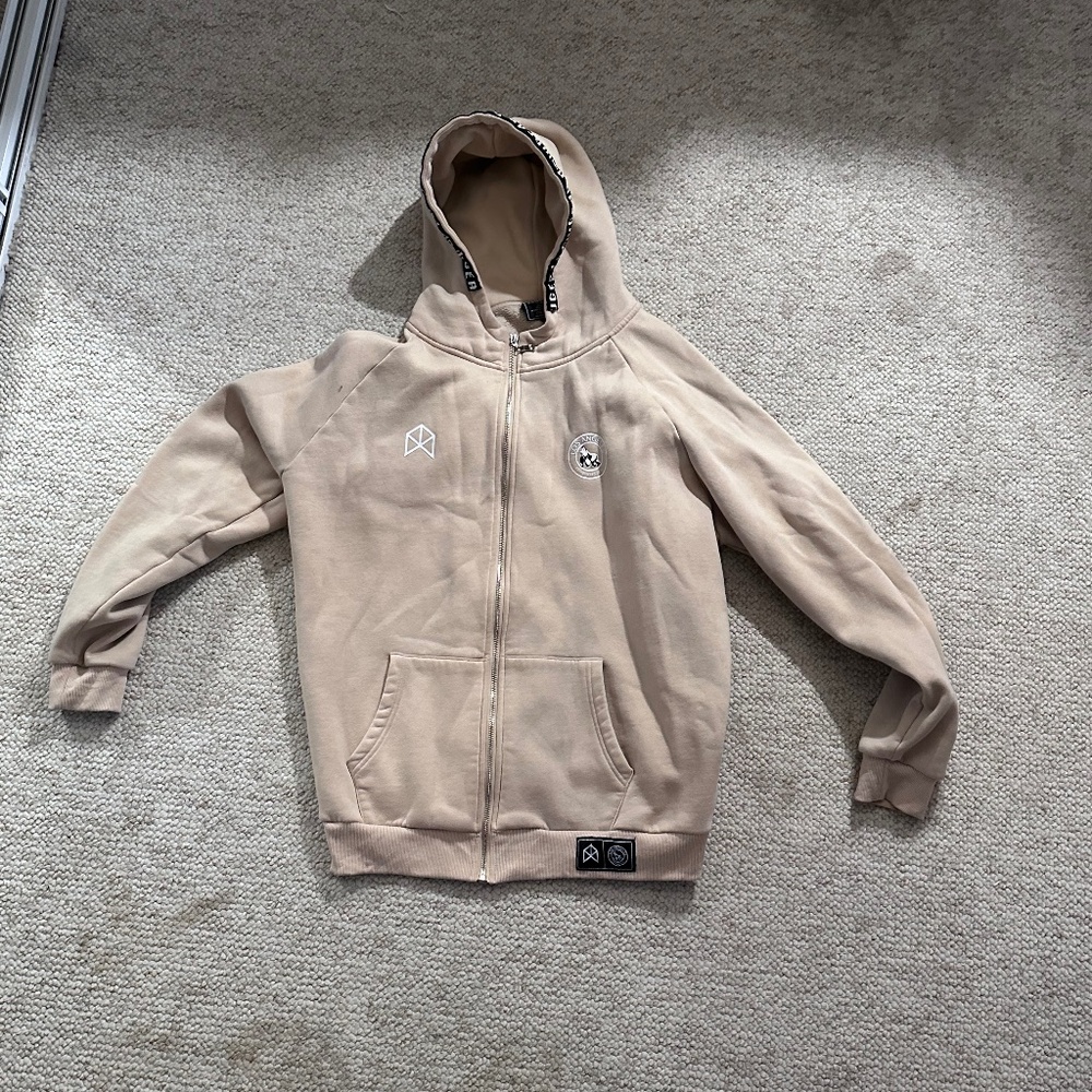 Beige Zip Up